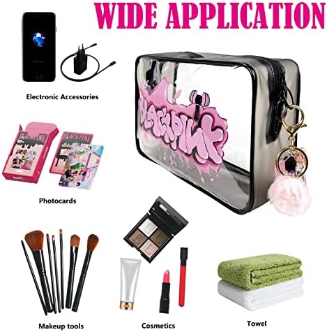 Kpop Fans poklon torba za šminkanje kozmetička torba prenosiva putna kozmetička torba sa privezkom za ključeve