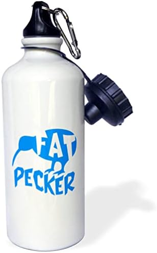 3Droza Slika riječi Fat Pecker sa plavom pticom - boce za vodu