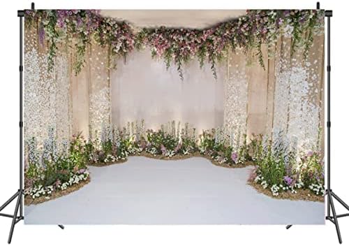 Mestiker 7x5ft vjenčanje pozadina prijedlog cvijeće zavjese vjenčanje cvijeće ceremonija Banner svadbeni