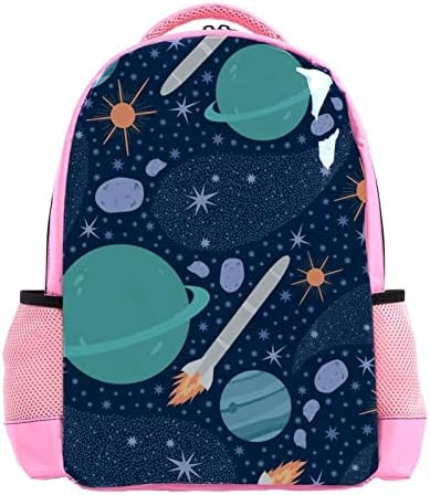 VBFOFBV ruksak za laptop, elegantan putni ruksak casual paketa na ramenu za muškarce, crtani univerzum planeta plava divna