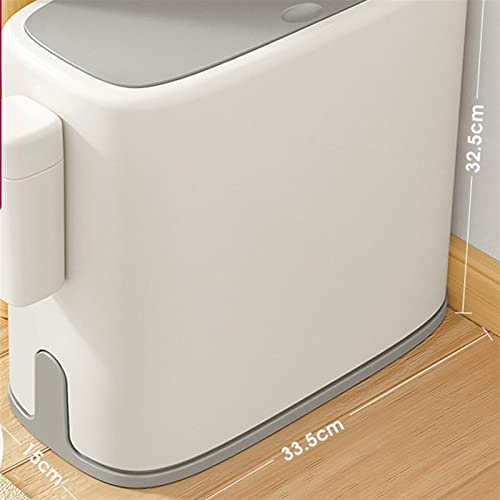 Lody Trash limenka, kupaonica smeće može dvostruko sloj toalet uski smeće bin tisak Style kuhinja kupatilo kanta za smeće sa poklopcem