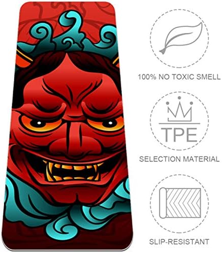 Siebzeh Japanesse Tattoo Oni Vector Premium Thick Yoga Mat Eco Friendly Rubber Health & amp; fitnes Non