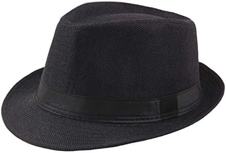 CurlyStraw Muška kapa šešir vanjski šešir posteljina Top šešir za sunce prozračne Jazz bejzbol kape Fit