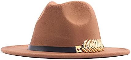 Klasični muškarac Fedora šešir široki Brim Unisex diskete Panama Hat Buckle, žene i muškarci CAP Ljetna