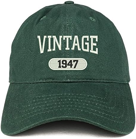 Trendi odjeća za odjeću Vintage 1947 izvezena 76. rođendana opuštena pamučna kapa