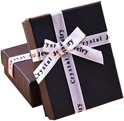 Nakit viseći organizator zidne kartonske kutije za nakit debela papirna kutija za nakit poklon futrola sa pamukom napunjenim i poklopcem
