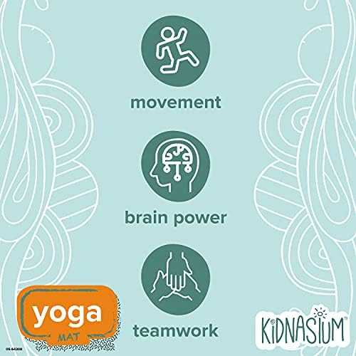 Kidnasium Kids prostirka za jogu - 60 x 24 prostirka za jogu za decu orijentisanu prostirku za jogu debljine