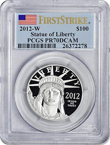 2012-W 100 američki Platinum Eagle PR70DCAM prvi štrajk PCGS