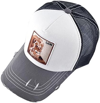 Unisex HABINE MESH Trucker Hat Snapback Square Patch Baseball Caps