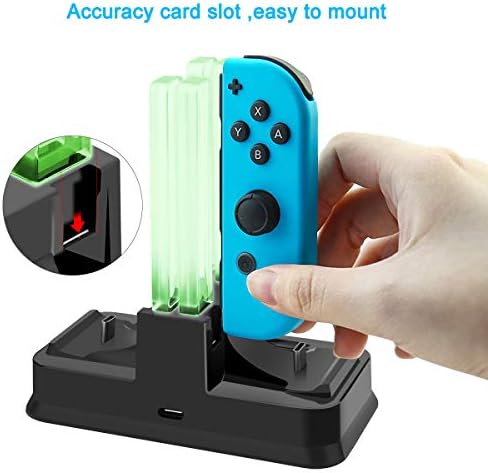 Punjač kontrolera za Nintendo prekidač, stanicu za punjenje postolje za prekidač Joy-Con i Pro kontroler