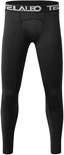 Telaleo 1/2/3 Pack Boys 'Omladinska gamaše za kompresiju hlače hlače u obliku atletskog baznog sloja za