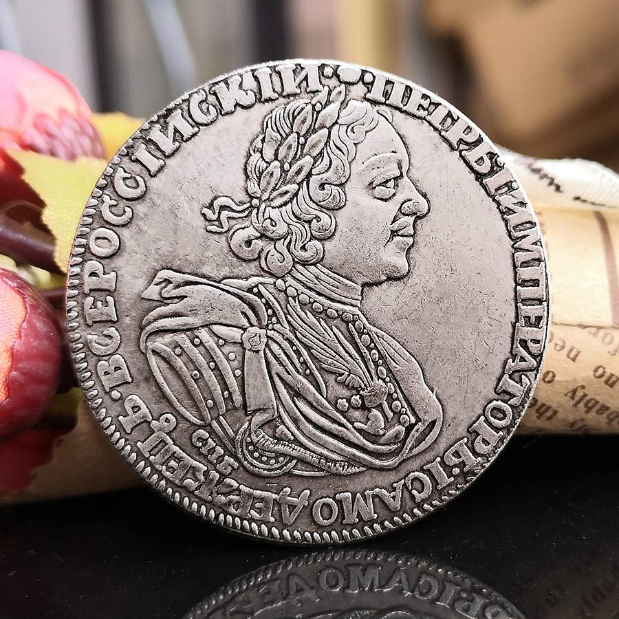 Rusija 1725 Peter i antički ukras medalje srebrni dolar retro evropski i američki stil ukrasni zanati