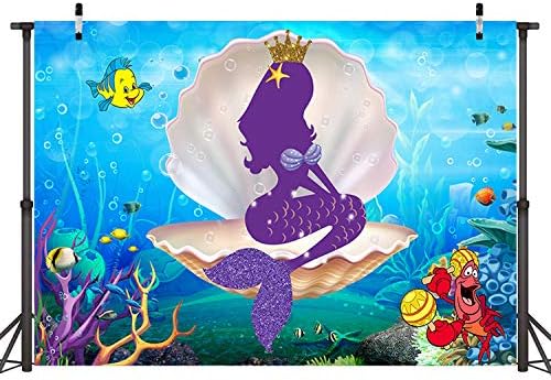 Sensfun 7x5ft sirena tema fotografija pozadina Mala sirena princeza podvodni svijet fotografija pozadina