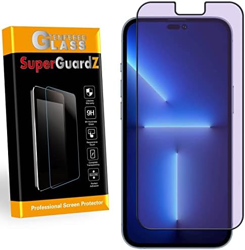 za iPhone 14 Plus / iPhone 13 Pro Max Full Cover zaštitnik ekrana Anti plavo svjetlo kaljeno staklo, zaštita za oči, SuperGuardZ, 9H, 0.3 mm, protiv ogrebotina, protiv mjehurića