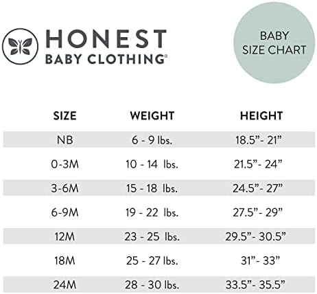 HonestBaby baby-girls 2-komad rebra kratak Romper & amp; Bubble Dress Set