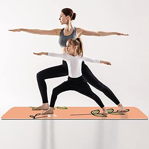 Podloga za jogu ljetna cvjetna ekološka podloga za neklizajuće fitnes vježbe za Pilates i vježbe na podu