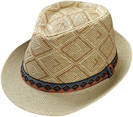 Muški i ženski vizir za leptir mašnu Retro Jazz šešir u boemskom stilu Britanski šešir za sunce putni šešir