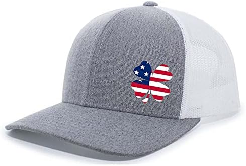 Muški Golf Lucky američka zastava Clover vezena mrežasta Kamionska kapa