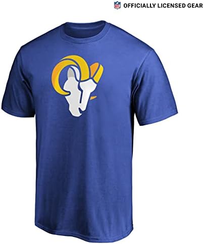 Fanatics Muški Royal Los Angeles Rams Osnovni logo Tima majica