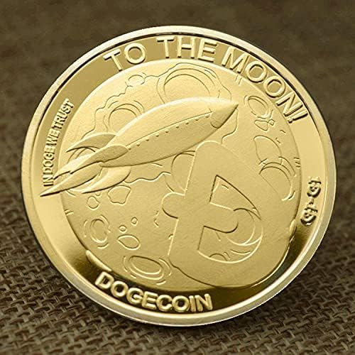Omiljena kovanica Kovanica Shiba Inu Coin Doge novčića Gold-Poburena virtualni kaiš izazov kovanica Bitcoin