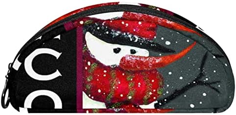 Tbouobt pokloni za muškarce Žene šminke torbe toaletne torbice Male kozmetičke torbe, Božićni snjegović Dobrodošli