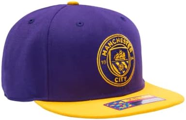 Fan Ink Manchester City 'America's Game' Podesivi snapback Soccer Hat / Cap Purple