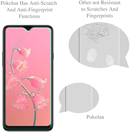 Pokolan [3-Pack] za Samsung Galaxy A20 zaštitnik ekrana-kaljeno staklo 9h tvrdoća-jednostavna instalacija bez mjehurića - Anti Scratch & otisak prsta-ne samo gladak, već i jasan