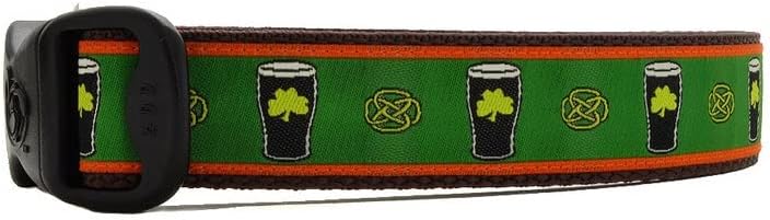 Dan St Patricks Dan Pattys Dan Irsko pivo Pints ​​Tematski zeleni keltski ovratnik Gaelski pas