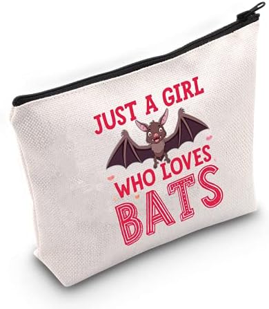 Levlo Funny Bat kozmetički make up bag lover Lolover nadahnuo je poklon samo djevojka koja voli palice šminke sa zatvaračem za životinje za ljubavnika životinja