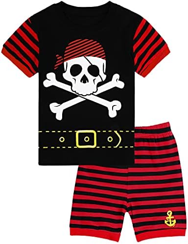 A &J DESIGN toddler & amp; Dječiji Setovi pidžama, pamuk 2 komada kratki rukav Pjs