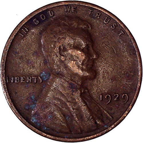 1929 Lincoln pšenica cent 1c sajam