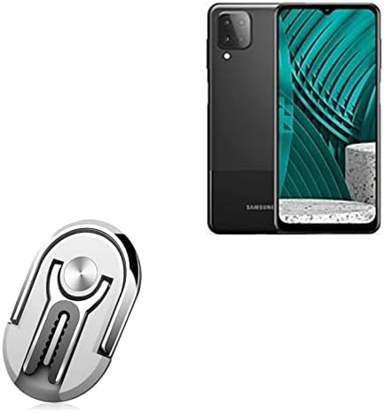 Auto nosač za Samsung Galaxy M12 - Mobile Handgrip Auto nosač, prstom GRIP Mobilni nosač automobila za Samsung Galaxy M12 - Metalno srebro