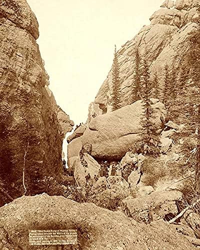 Planine Deadwood, Južna Dakota 1891 11x14 srebrni Halid Photo Print