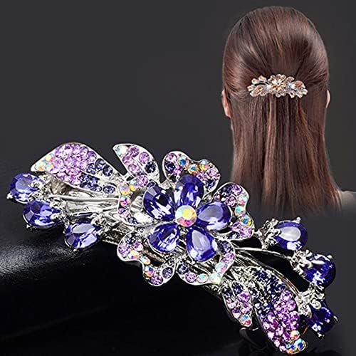 Hucu Hair Clip Vintage Elegantni konjski držač Dijamantni kose Djevice Oprema za kosu