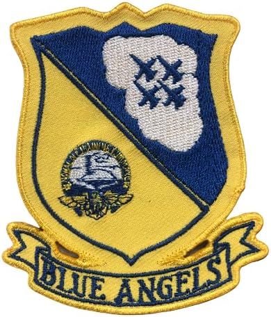 Sjedinjene Države mornarice USN plavi anđeli leteći izvezeni flaster, sa željeznim ljepilom