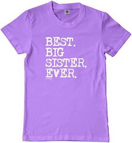 Threadrock Big Girls ' Best Big Sister Ever Youth T-Shirt