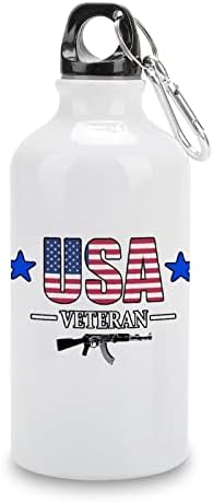 USA veteran aluminijumska boca za vodu za ponovnu putnicu za ponovnu upotrebu TUMBLE TUMBLER sa poklopcem