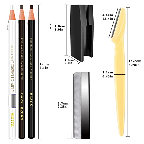 Vodootporne obrve Pencil Tattoo set za šminkanje i mikroblading potrepštine-obloge za oči u 8 olovaka za