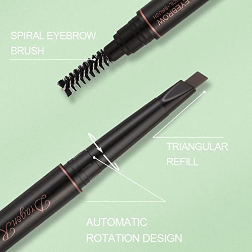 ZITIANY olovka za obrve, sa četkicama za obrve, dugotrajni vodootporni dvostruki automatski vrh i komplet