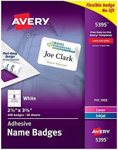Avery 2 x 3.5 vizit karte, sure feed tehnologija, za Inkjet štampače, 1,000 kartica & fleksibilne naljepnice