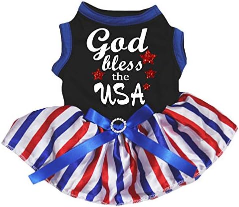 Petitebella Bog blagoslovi američku haljinu od štene