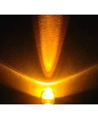 Prozirna 02-27 5mm LED žuta dioda koja emituje svjetlost 100 kom / LOT
