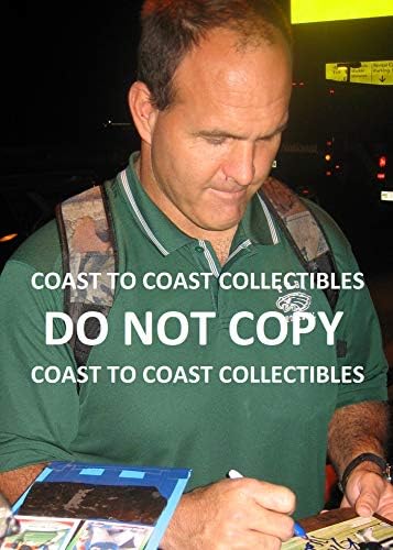 Bruce Matthews Houston Oillers Tennessee Titans potpisali su, autogramirani 8x10 fotografija, dokaz COA