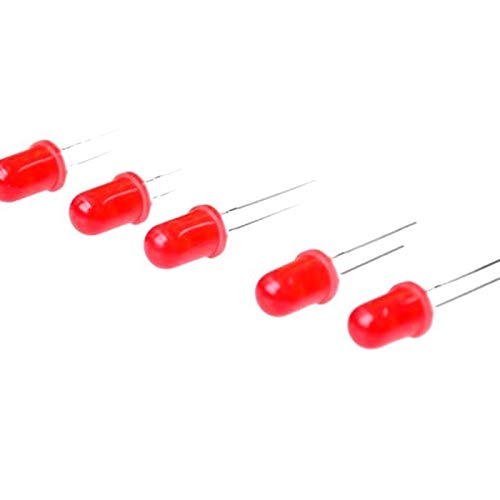 100pcs / lot crvene diode koje emituju svjetlost crvena postaje crvena 3mm led