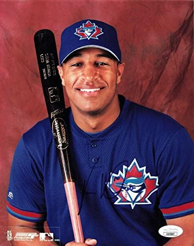 Vernon Wells potpisan 8x10 Toronto Blue Jays - autogramirani MLB fotografije