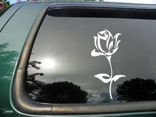 Rose - Die Cut vinilni prozor naljepnica / naljepnica za automobil ili kamion 8 x 3