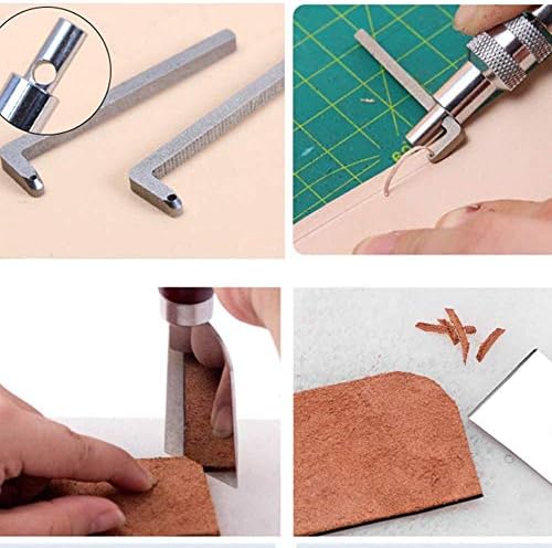 LMDZ Kompletni uređaji za obrtna kožna alata 42 kom. DIY CRAFT potrošni materijal za početne šivanje alata