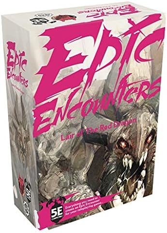 Epic susreti: l Crvenog zmaja - RPG Fantasy RolePlaying tabletop-igra sa ogromnim muškim minijaturnim, dvostranim