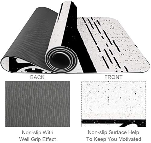 Siebzeh Music Premium Thick Yoga Mat Eco Friendly Rubber Health & amp; fitnes non Slip Mat za sve vrste