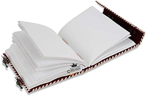 Wellboure originalna koža vezana za notebook - A6 reljefni mjesec zmaj s jedinstvenim zatvaranjem zaključavanja Tvrdi organizator za dnevnik putovanja Fitness knjiga Planer za vježbanje za muškarce i žene